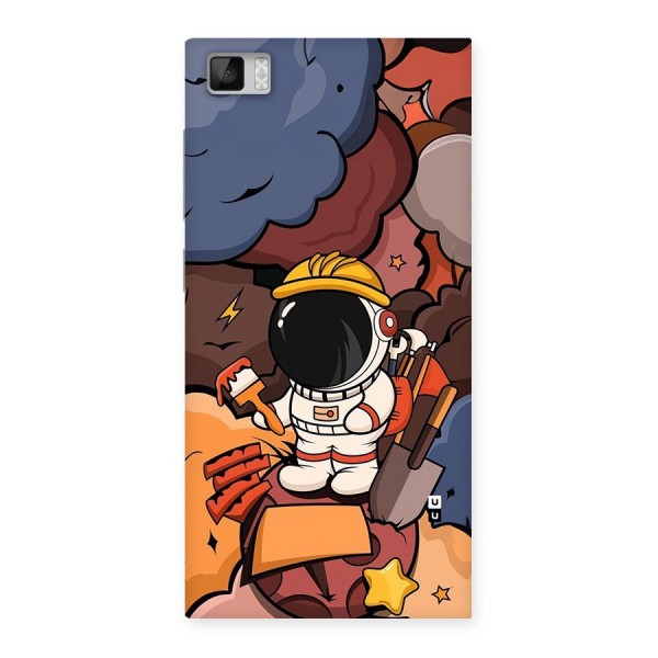 Comic Space Astronaut Back Case for Mi3