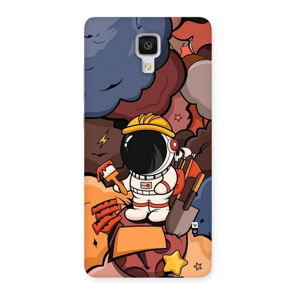 Comic Space Astronaut Back Case for Mi4