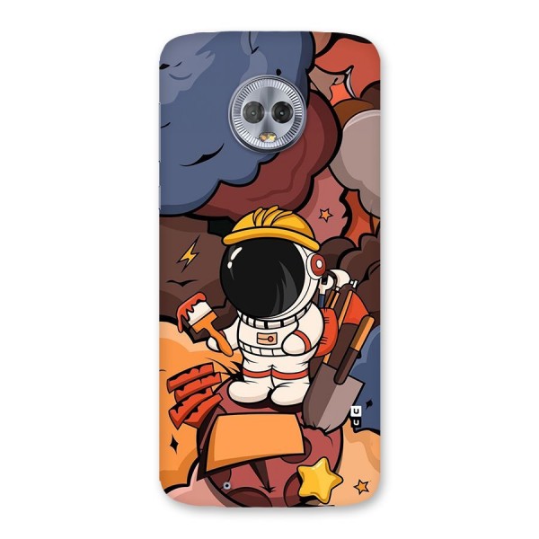 Comic Space Astronaut Back Case for Moto G6