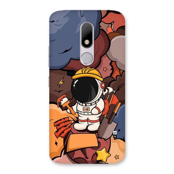 Comic Space Astronaut Back Case for Moto M