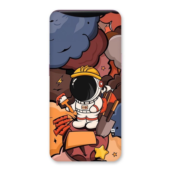 Comic Space Astronaut Back Case for Oppo Find X