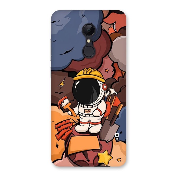 Comic Space Astronaut Back Case for Redmi 5