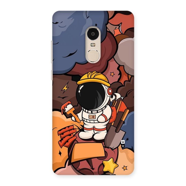 Comic Space Astronaut Back Case for Redmi Note 4