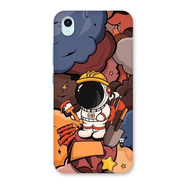 Comic Space Astronaut Back Case for Vivo Y1s