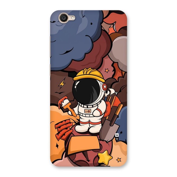 Comic Space Astronaut Back Case for Vivo Y55s