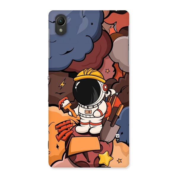 Comic Space Astronaut Back Case for Xperia Z2
