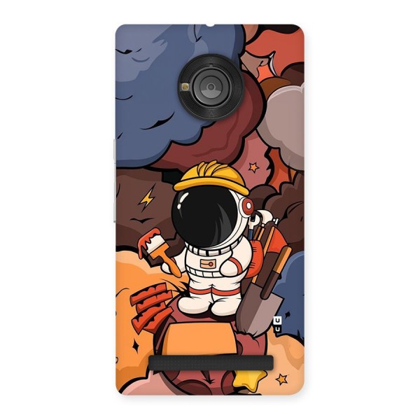 Comic Space Astronaut Back Case for Yuphoria