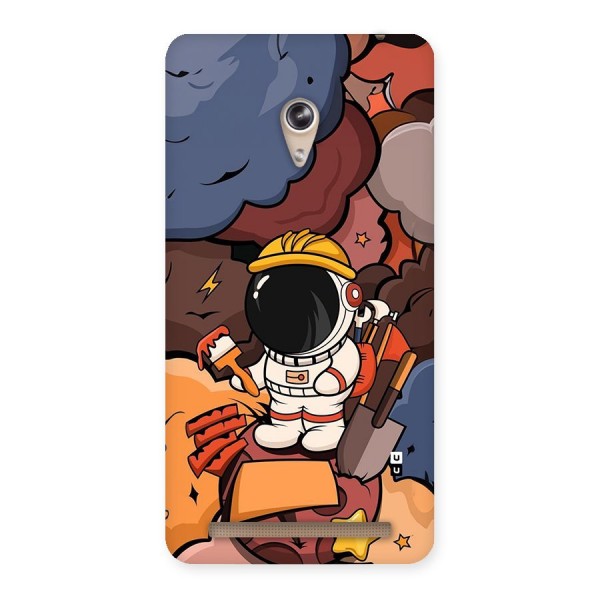 Comic Space Astronaut Back Case for Zenfone 6