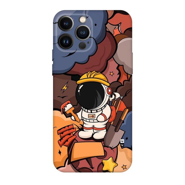 Comic Space Astronaut Back Case for iPhone 13 Pro Max