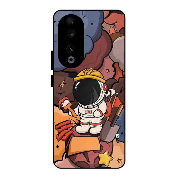 Comic Space Astronaut Metal Back Case for Honor 90