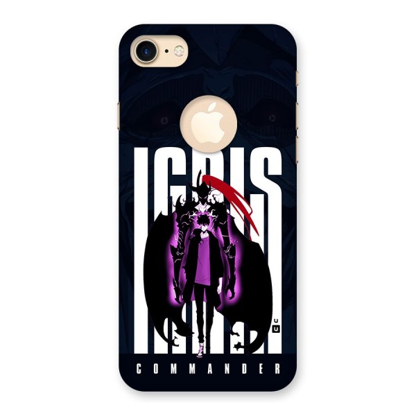 Commander Igris Back Case for iPhone 8 Logo Cut