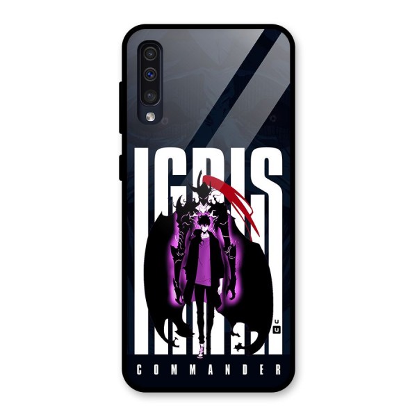 Commander Igris Glass Back Case for Galaxy A50