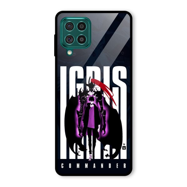 Commander Igris Glass Back Case for Galaxy F62