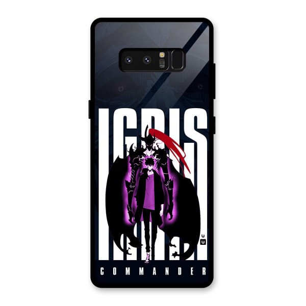 Commander Igris Glass Back Case for Galaxy Note 8