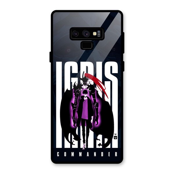 Commander Igris Glass Back Case for Galaxy Note 9