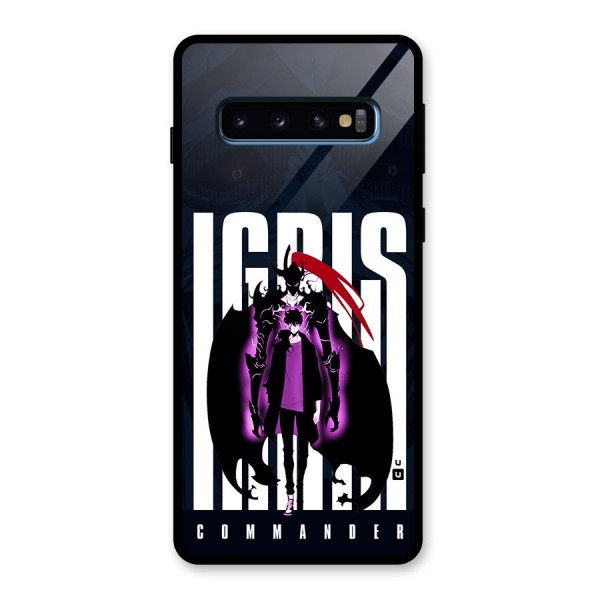 Commander Igris Glass Back Case for Galaxy S10