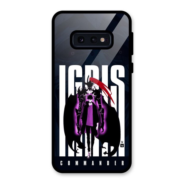 Commander Igris Glass Back Case for Galaxy S10e