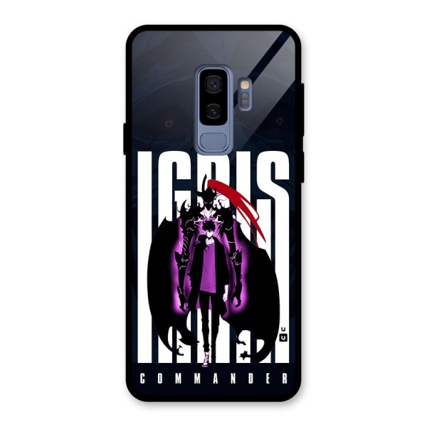 Commander Igris Glass Back Case for Galaxy S9 Plus