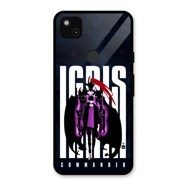 Commander Igris Glass Back Case for Google Pixel 4a