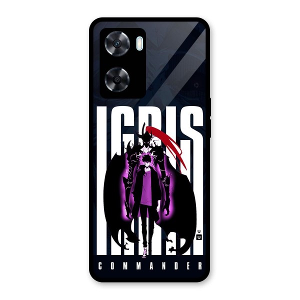 Commander Igris Glass Back Case for Oppo A77