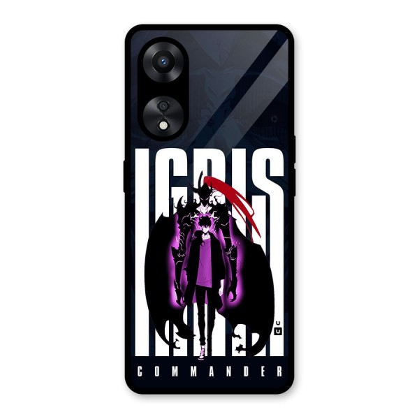 Commander Igris Glass Back Case for Oppo A78