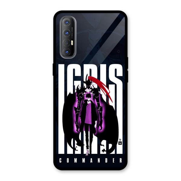 Commander Igris Glass Back Case for Oppo Reno3 Pro