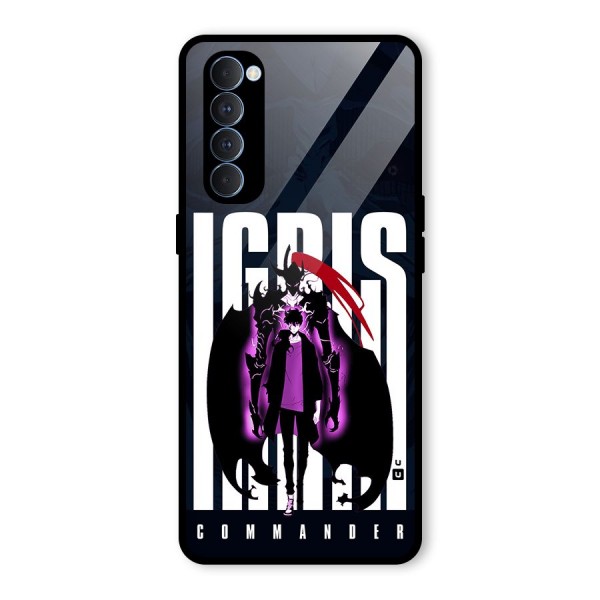 Commander Igris Glass Back Case for Oppo Reno4 Pro