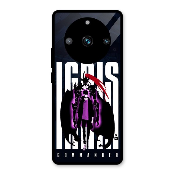 Commander Igris Glass Back Case for Realme 11 Pro Plus