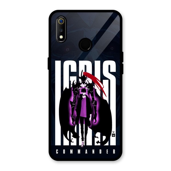 Commander Igris Glass Back Case for Realme 3