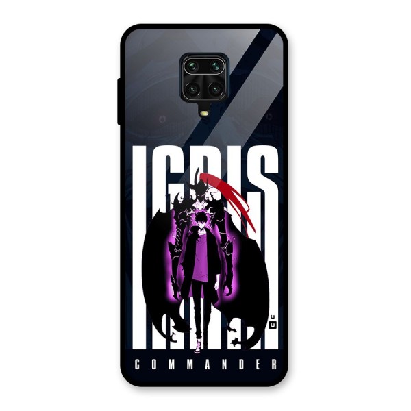 Commander Igris Glass Back Case for Redmi Note 9 Pro