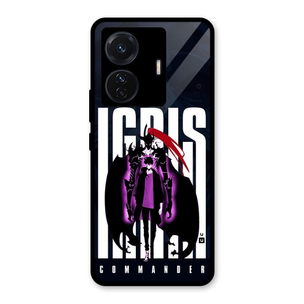 Commander Igris Glass Back Case for Vivo T1 Pro