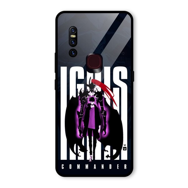 Commander Igris Glass Back Case for Vivo V15