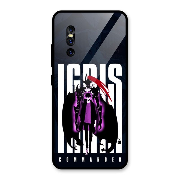 Commander Igris Glass Back Case for Vivo V15 Pro