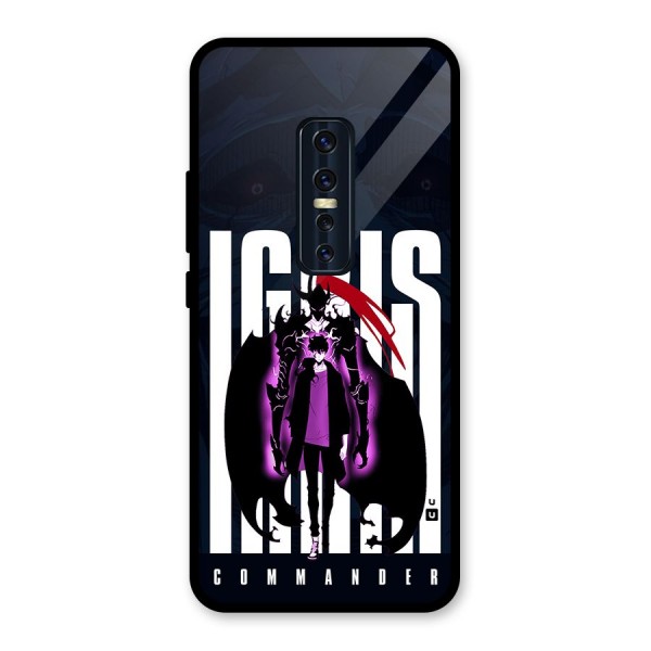 Commander Igris Glass Back Case for Vivo V17 Pro