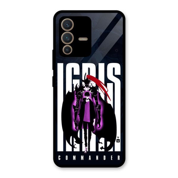 Commander Igris Glass Back Case for Vivo V23 5G