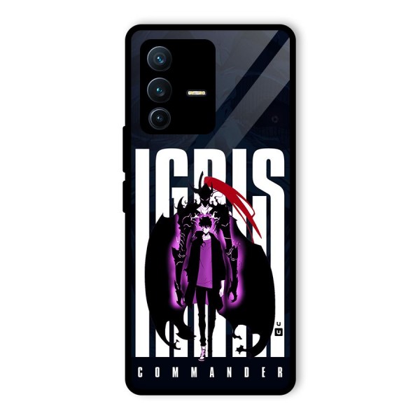 Commander Igris Glass Back Case for Vivo V23 Pro