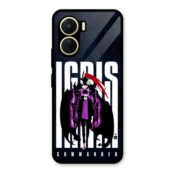 Commander Igris Glass Back Case for Vivo Y16