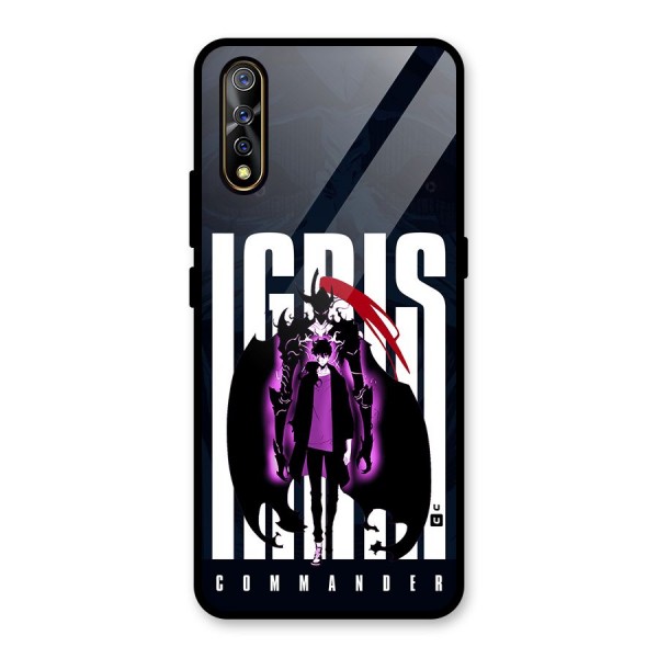 Commander Igris Glass Back Case for Vivo Z1x