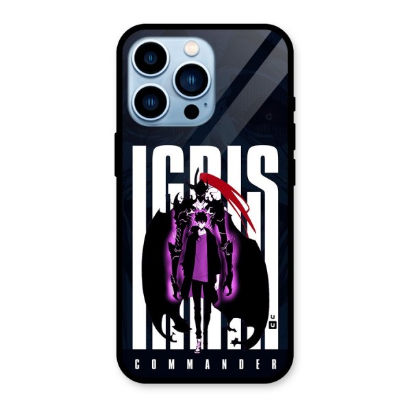 Commander Igris Glass Back Case for iPhone 13 Pro