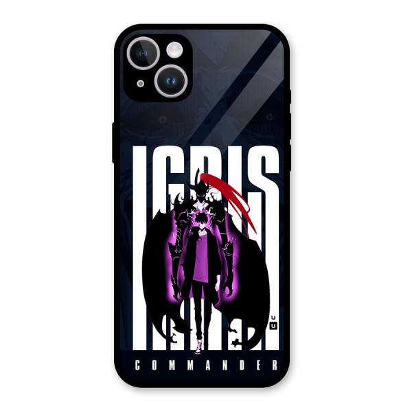 Commander Igris Glass Back Case for iPhone 14 Plus