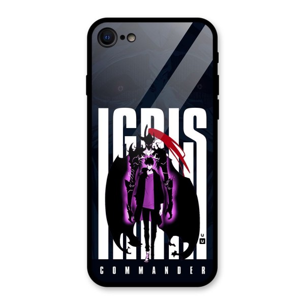 Commander Igris Glass Back Case for iPhone 8