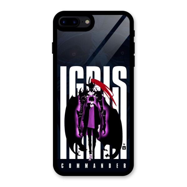 Commander Igris Glass Back Case for iPhone 8 Plus