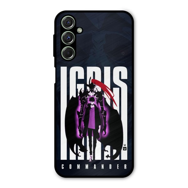 Commander Igris Metal Back Case for Galaxy F34