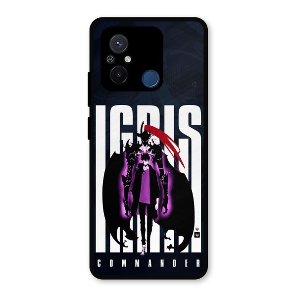 Commander Igris Metal Back Case for Poco C55