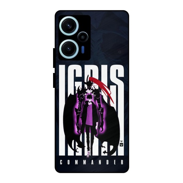 Commander Igris Metal Back Case for Poco F5