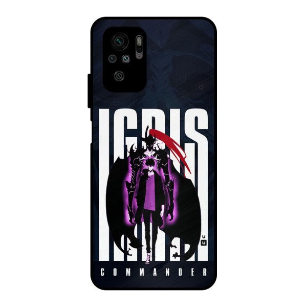 Commander Igris Metal Back Case for Redmi Note 10