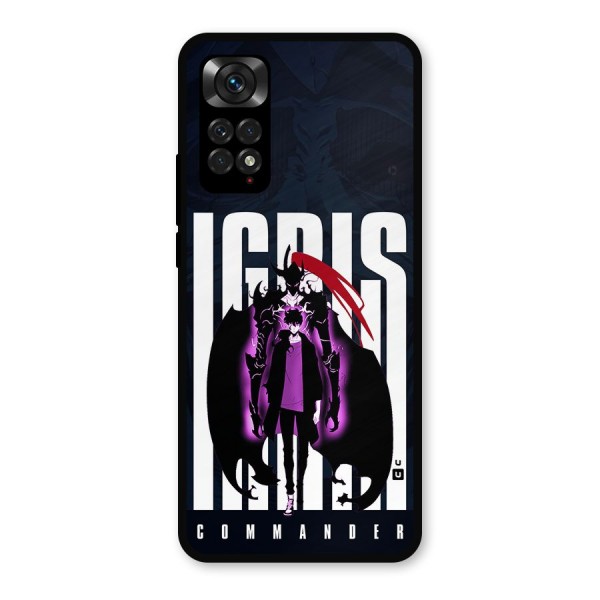 Commander Igris Metal Back Case for Redmi Note 11