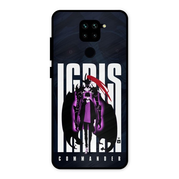 Commander Igris Metal Back Case for Redmi Note 9