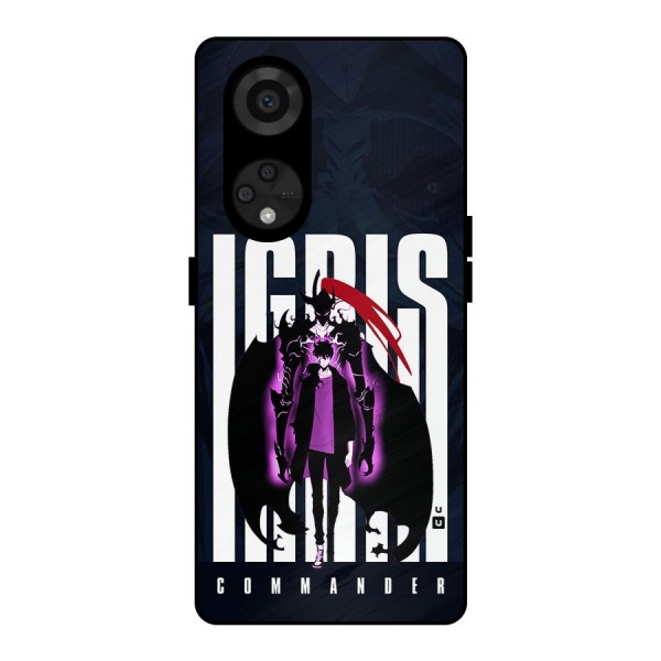 Commander Igris Metal Back Case for Reno8 T 5G