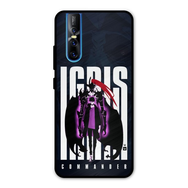 Commander Igris Metal Back Case for Vivo V15 Pro